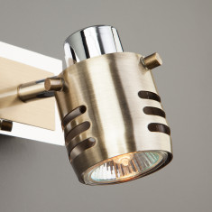 Спот с поворотными плафонами 23463/2 хром / античная бронза &mdash; Multielectrika