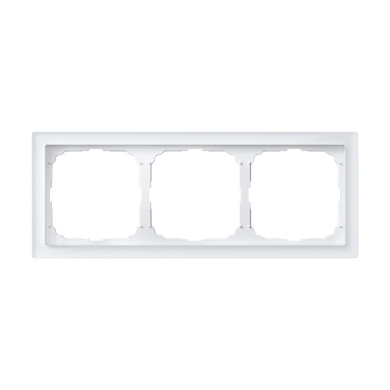 Рамка на 3 поста Systeme Electric ArtGallery Pure, Органическое стекло белый фото 1 &mdash; Multielectrika