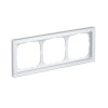 Рамка на 3 поста Systeme Electric ArtGallery Pure, Органическое стекло белый фото 2 &mdash; Multielectrika