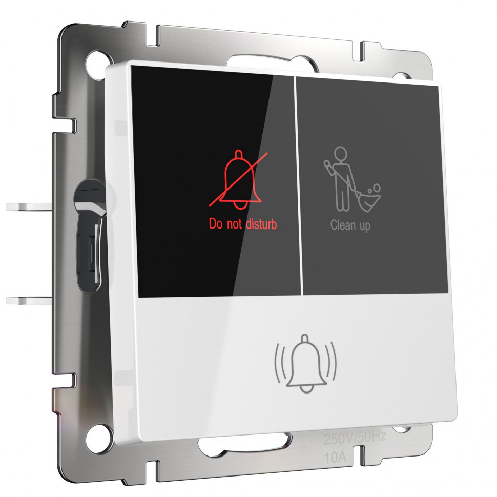 Кнопка звонка с индикацией для отелей (белый) W1114601 фото 1 — Multielectrika