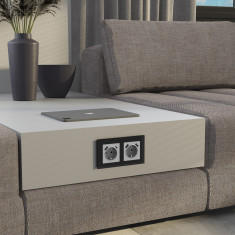 Рамка из стекла на 2 поста Senso черный soft-touch W0023108 &mdash; Multielectrika