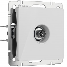 ТВ-розетка оконечная (белый акрил) W1183041 &mdash; Multielectrika