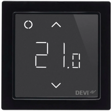 Терморегулятор DEVIreg Smart интеллектуальный с WI-FI, черный, 16A 140F1143  — Multielectrika