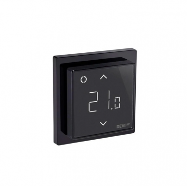 Терморегулятор DEVIreg Smart интеллектуальный с WI-FI, черный, 16A 140F1143  — Multielectrika