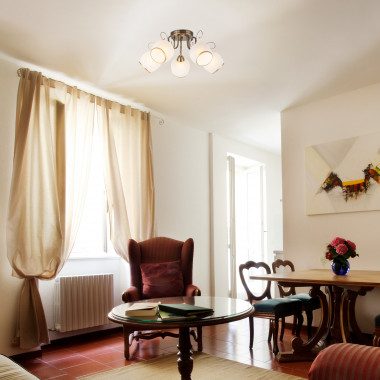 Потолочная люстра 30159/5 античная бронза — Multielectrika