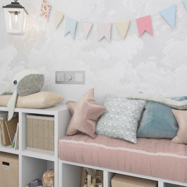 Рамка из металла на 3 поста Аluminium алюминий W0031706 &mdash; Multielectrika