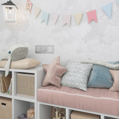 Рамка из металла на 3 поста Аluminium алюминий W0031706 &mdash; Multielectrika