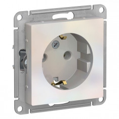 Розетка силовая Schneider Electric Atlas Design жемчуг &mdash; Multielectrika