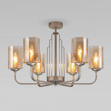 Потолочная люстра 60138/6 перламутровое золото &mdash; Multielectrika