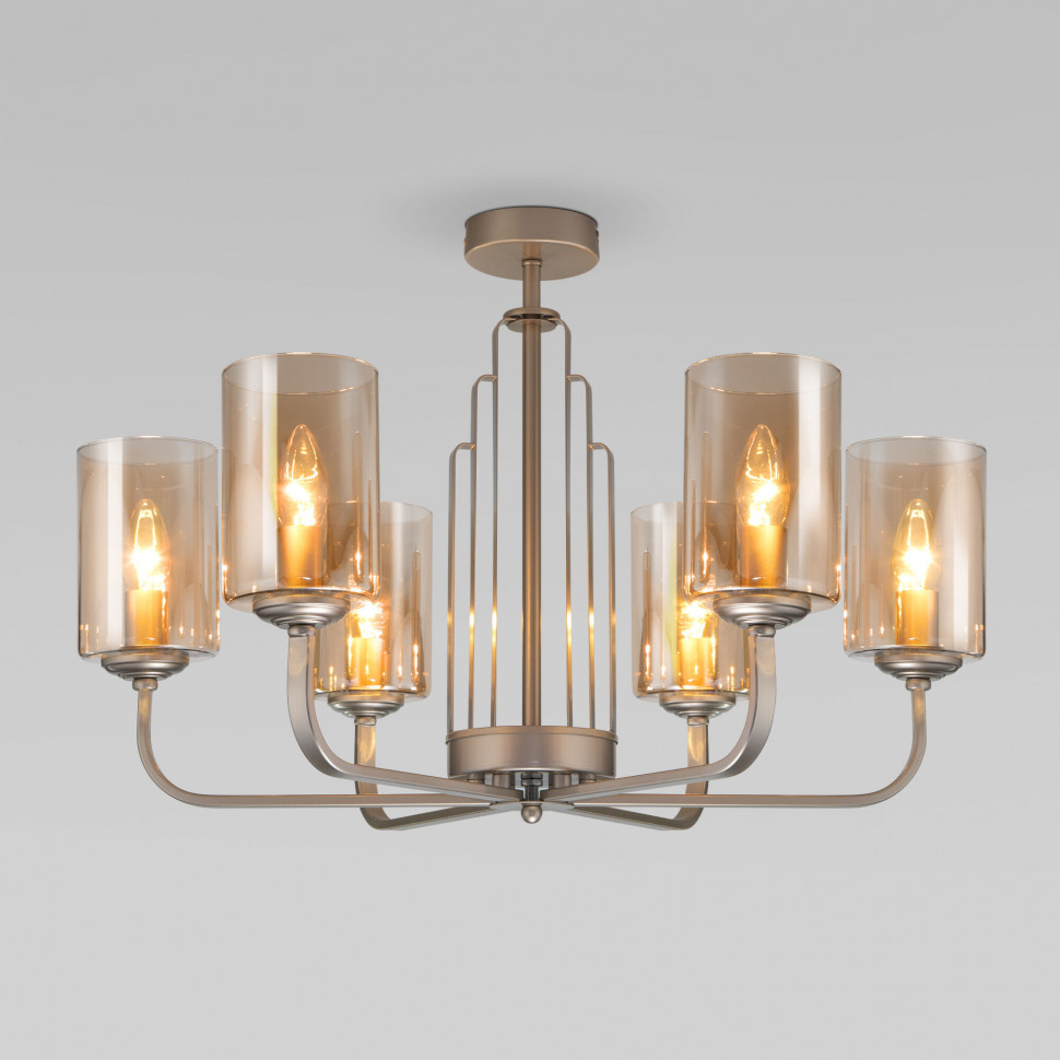 Потолочная люстра 60138/6 перламутровое золото фото 1 &mdash; Multielectrika