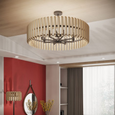 Потолочная люстра латунь/черный &mdash; Multielectrika