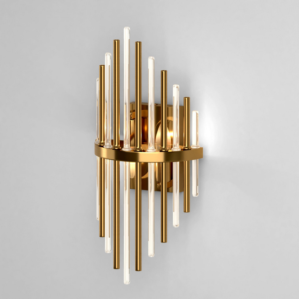 Настенный светильник 356/2 латунь фото 1 — Multielectrika