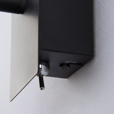 Настенный светодиодный светильник с поворотным плафоном 20066/1 LED черный/золото — Multielectrika