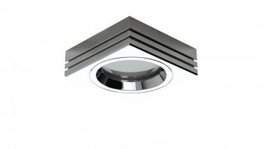 NC722-2-CH Встраиваемая рамка хром MR16  (WP-SQ-CH) — Multielectrika