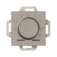 Термостат для теплого пола Systeme Electric AtlasDesign 10A, шампань &mdash; Multielectrika