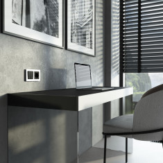 Выключатель жалюзи (черный матовый) W1124508 &mdash; Multielectrika