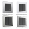 Выключатель жалюзи (черный матовый) W1124508 фото 5 &mdash; Multielectrika