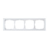 Рамка на 4 поста Systeme Electric ArtGallery Pure, Органическое стекло белый фото 1 &mdash; Multielectrika