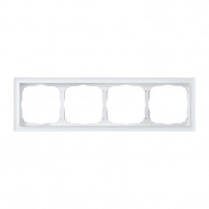 Рамка на 4 поста Systeme Electric ArtGallery Pure, Органическое стекло белый &mdash; Multielectrika