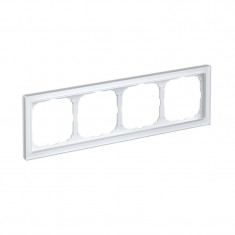 Рамка на 4 поста Systeme Electric ArtGallery Pure, Органическое стекло белый &mdash; Multielectrika