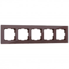 Рамка на 5 постов (мокко) WL01-Frame-05 &mdash; Multielectrika