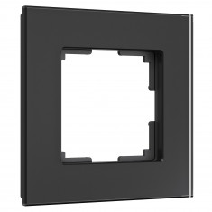 Рамка из стекла на 1 пост Senso черный soft-touch W0013108 &mdash; Multielectrika
