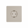 Systeme Infinity, Розетка 2К+З (250В, 16А, защитные шторки), FSE000545, Песчаный берег