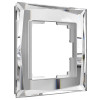 Рамка из стекла на 1 пост Diamant зеркальный W0011220 фото 1 &mdash; Multielectrika