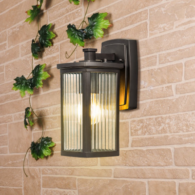 Настенный уличный светильник Lame D кофе IP33 GL 1006D — Multielectrika