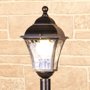 Уличный светильник на столбе Apus F шоколад IP44 GL 1009F — Multielectrika