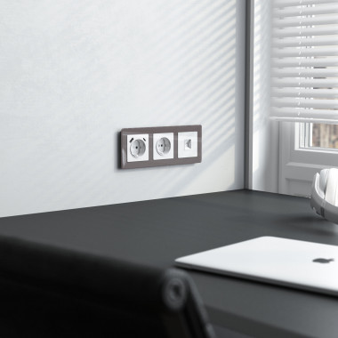 Розетка Ethernet RJ-45 (белый акрил) W1181041 &mdash; Multielectrika