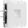 Розетка Ethernet RJ-45 (белый акрил) W1181041 фото 1 &mdash; Multielectrika