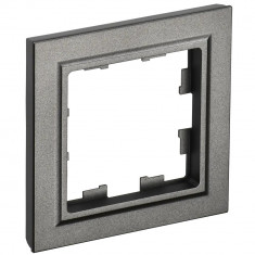 Рамка на 1 пост IEK Brite РУ-1-БрТБ темная бронза &mdash; Multielectrika