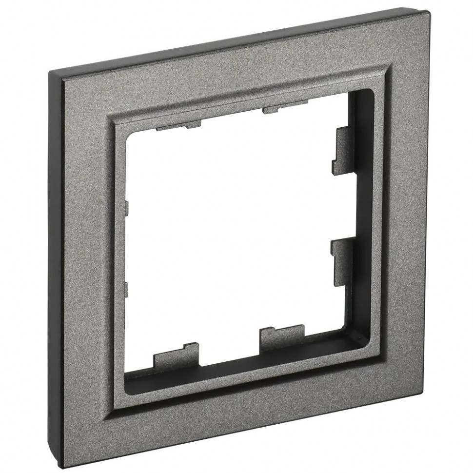 Рамка на 1 пост IEK Brite РУ-1-БрТБ темная бронза фото 1 — Multielectrika