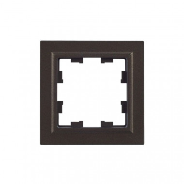 Рамка на 1 пост IEK Brite РУ-1-БрТБ темная бронза — Multielectrika