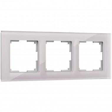 Рамка из стекла на 3 поста Favorit дымчатый W0031117 — Multielectrika