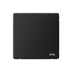 Переключатель одноклавишный Systeme Electric ArtGallery Aqua IP44, 10АХ, карбон &mdash; Multielectrika