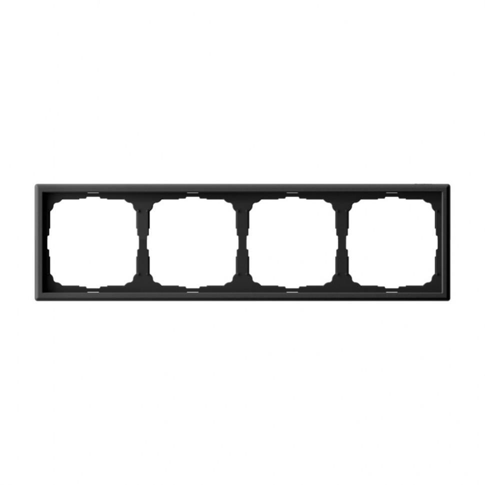 Рамка на 4 поста Systeme Electric ArtGallery универсальная, карбон фото 1 — Multielectrika