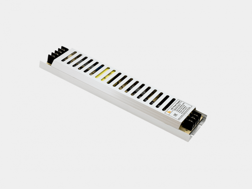 Ультратонкий блок питания в металлическом корпусе, IP20, 150W, 12V, XT-150-12 фото 1 — Multielectrika