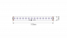 Светодиодная лента DOT, 140 LED/м, 11,52 Вт/м, 24В, IP20, Цвет: RGB Spi, SWG-DOT420-24-11.52-WS2811RGB