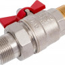 Шаровый кран VALTEC BASE с полусгоном, 3/4 наружная-наружная VT.226.N.05