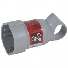 Розетка 2К+3 - Legrand Элиум - 16 А - с кольцом - пластик - винтовой зажим - серый 050193 &mdash; Multielectrika