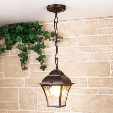 Уличный подвесной светильник Apus H шоколад IP33 GL 1009H — Multielectrika