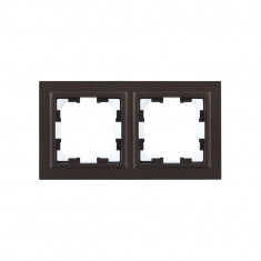 Рамка на 2 поста IP44 IEK Brite РУ-2-БрТБ-44 темная бронза &mdash; Multielectrika