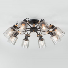 Потолочная люстра в стиле лофт 70111/8 черный &mdash; Multielectrika