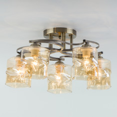 Потолочный светильник 30158/5 античная бронза &mdash; Multielectrika