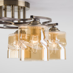 Потолочный светильник 30158/5 античная бронза &mdash; Multielectrika