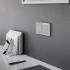 Рамка из стекла на 2 поста Favorit дымчатый W0021117 фото 3 &mdash; Multielectrika