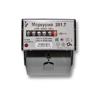 Счетчик электроэнергии Меркурий 201.7 — Multielectrika