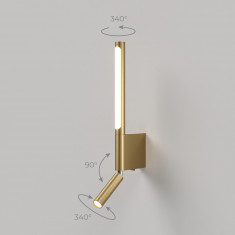 Настенный светодиодный светильник Sarca LED 40111/LED латунь &mdash; Multielectrika